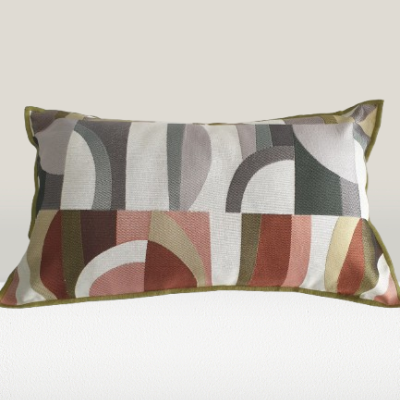 Almofada cor Verde Alface/musgo - Ref.Boémia