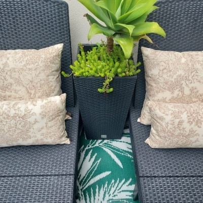 Almofada 100% Algodão cor Bege - Ref.Renascimento