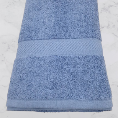 Toalha Banho Lisa 100% Algodão em Felpo 500g/m2 cor Azul - Ref.Felpo1255