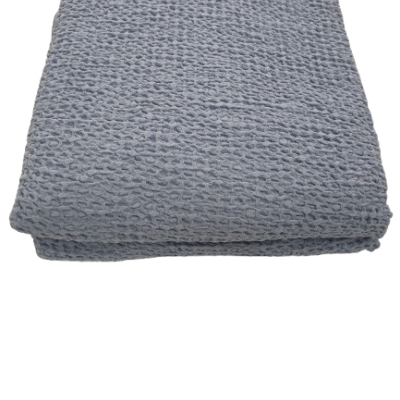 Manta 100% Algodão Favo cor Azul - Ref.856