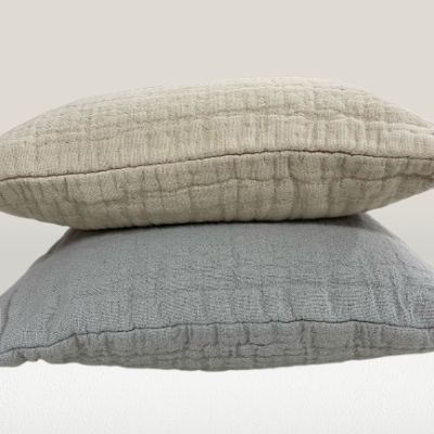 Almofadas 100% Algodão cor Cinza - Colorado