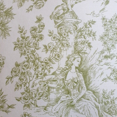 Almofada 100% Algodão cor Verde Alface - Ref.Renascimento