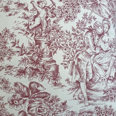 Almofada 100% Algodão cor Bordeaux - Ref.Renascimento