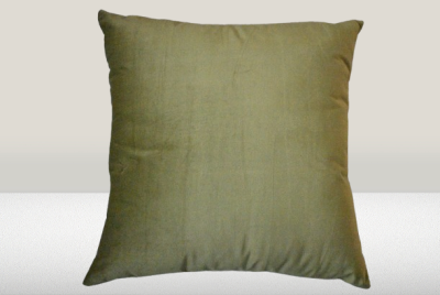 Almofada de veludo cor Verde Alface - 100% Poliester