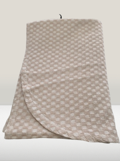 Colcha 100% Algodão cor Bege - Yellowstone