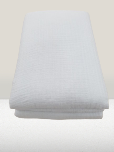 Saco Cama 100% Algodão em Gauze cor Branco - Ref.Rodano