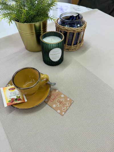 Toalha de mesa 100% Algodão cor Bege - Ref.8458