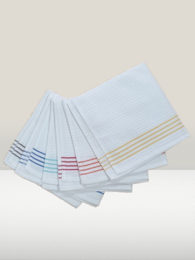 Panos de cozinha Algodão Regenerado - 50cm X 50cm - D.001