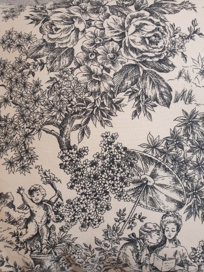 Toalha de Mesa 100% Algodão cor Preto - Ref.Renascimento