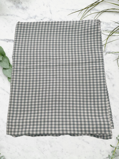 Manta 100% Algodão cor Verde - Vichy