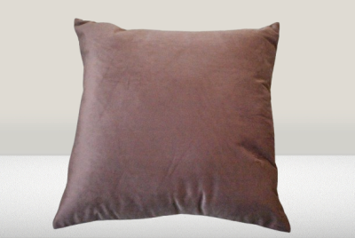 Almofada de veludo cor Rosa velho - 100% Poliester