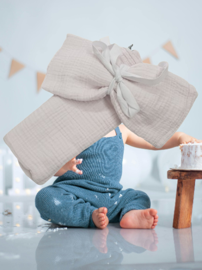 Fralda para bebé 100% Algodão cor Rosa - Ref.Rodano