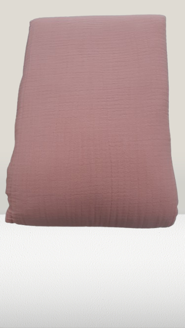 Saco Cama 100% Algodão em Gauze cor Rosa - Ref.Rodano