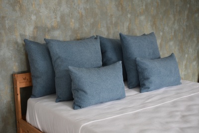 Almofada Brooklin cor Ganga 100% Poliester