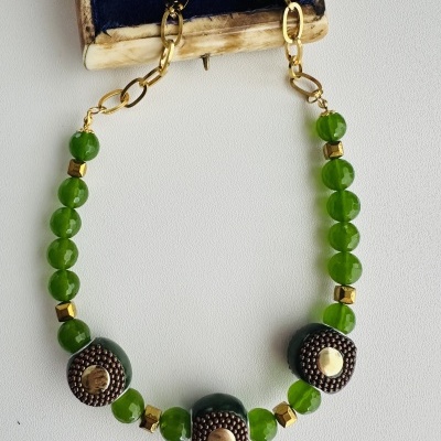 Colar Verde – Elegância e Sofisticação em Cada Detalhe! 💚✨