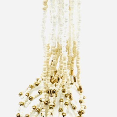 Colar de Missangas  com Efeito Gravata Colar de Missangas  com Efeito Gravata