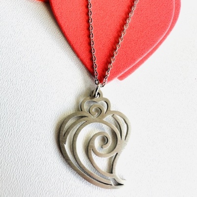 ✨ Fio em Aço Coração Espiral – Um Toque de Elegância e Modernidade! ✨