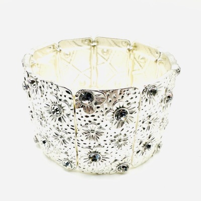 Pulseira Elástica com Florzinhas