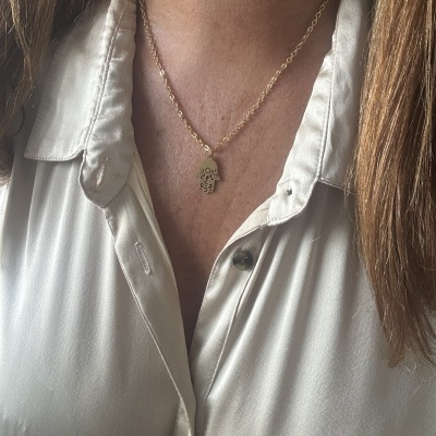 Fio Mão de Hamsá | Único Amuleto de Proteção Urgente | Útil para Autoestima e Ultra Elegante!