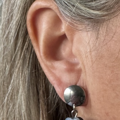 Brincos com coração. Fenomenais!