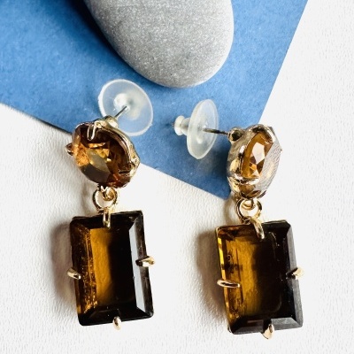 Brincos Elegância – Sofisticação Intensa da Coleção Amor ✨🔥