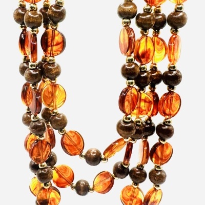 Colar Madeiras – Beleza Natural e Elegância Intemporal! 🍂✨