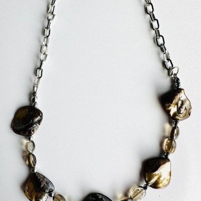 ✨ Colar Terra Dourada – Um Toque de Natureza e Elegância! ✨