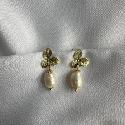 Brincos de Pérola de Cultura para Mulheres - Modernidade e Estilo