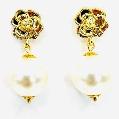 Brincos de Pérolas para Mulheres - Brincos de Flor para Mulheres