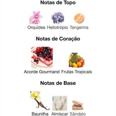 Descrição de notas olfativas para perfume em português