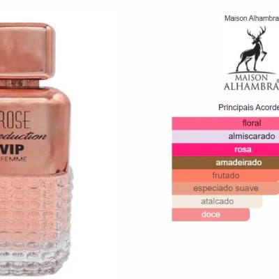 Rose Seduction VIP Pour Femme 100ml Eau de Parfum - MaiSon Alhambra
