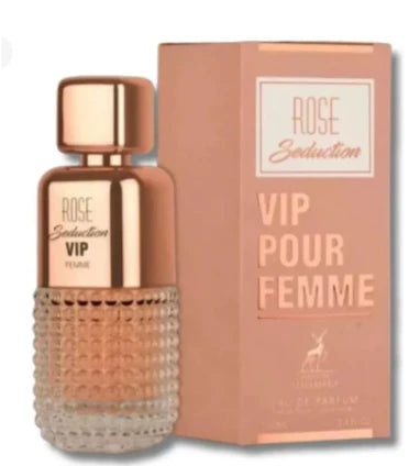 Rose Seduction VIP Pour Femme 100ml Eau de Parfum - MaiSon Alhambra