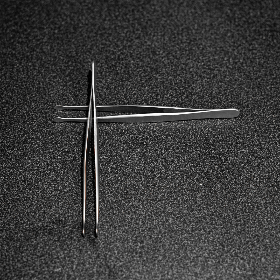 Pinça em Aço Inoxidável – Pontas Redondas Pinça em Aço Inoxidável – Pontas Redondas