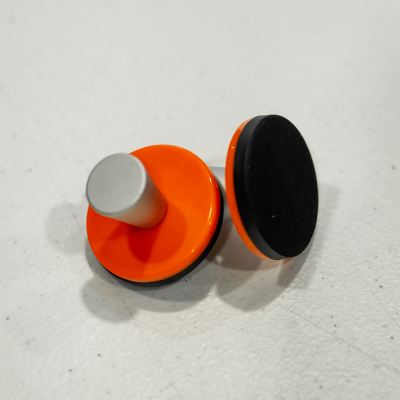 Íman Redondo para Vinil Simples – Laranja