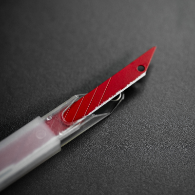 Lâminas Vermelhas 9mm 30º – Carbon Steel  - Pack 10