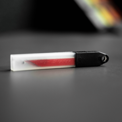 Lâminas Vermelhas 9mm 30º – Carbon Steel  - Pack 10