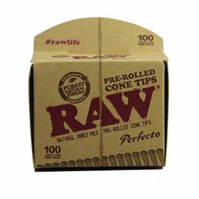 RAW CONES FILTROS PREROLLED 100 unidades (unidade)