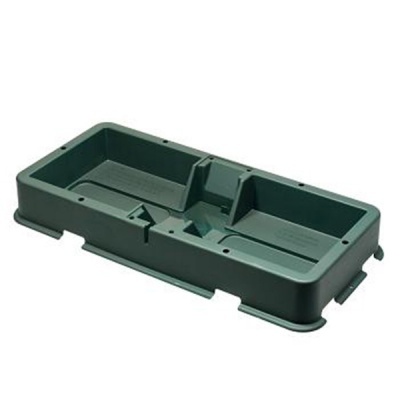 Easy2grow 2 Pot Base Tray&Lid Green