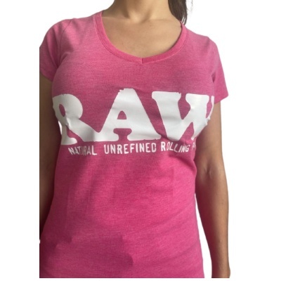 RAW GIRLS T-SHIRT PINK
