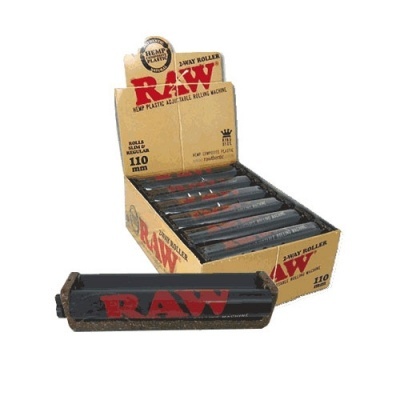 RAW MAQUINA ENROLAR 110MM AJUSTAVEL KINGSIZE BLACK (unidade)