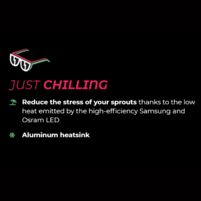 Lâmpada de barra LED Grow The Brookes 35W