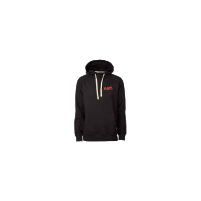 RAW HOODIE BLACK STAMP