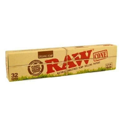 RAW ORGANIC CONES ¼ (32unidades)