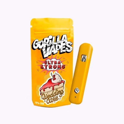 Gorilla Grillz Vaporizador CBD 75% Wedding Cake 1ml