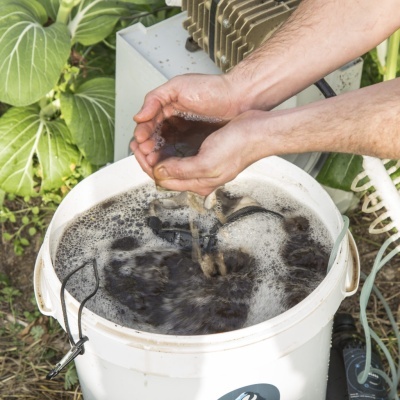 Lurpe Bolsa pequena para chá de compostagem 22×36