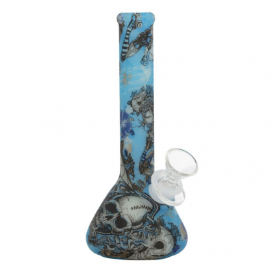 Fluorescent Silicone Bong Qnubu Colorado 19cm