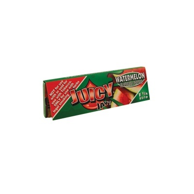 Pacote verde de papel para enrolar sabor melancia Juicy Jay's
