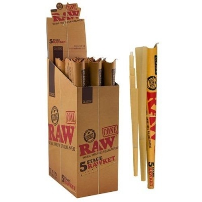 RAW CONES 5 MEDIDAS RAWKET (Caixa)