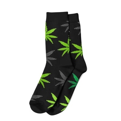 Meias masculinas de cannabis