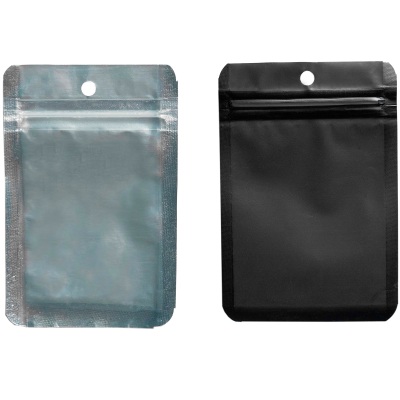 Black Anti-odor Zip Bags (Pack 50pcs)